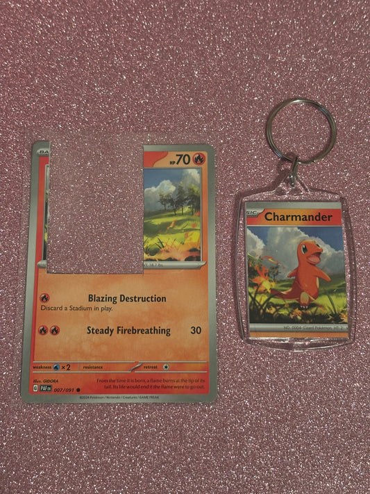 Charmander Collecta-Chain Rectangle Keychain
