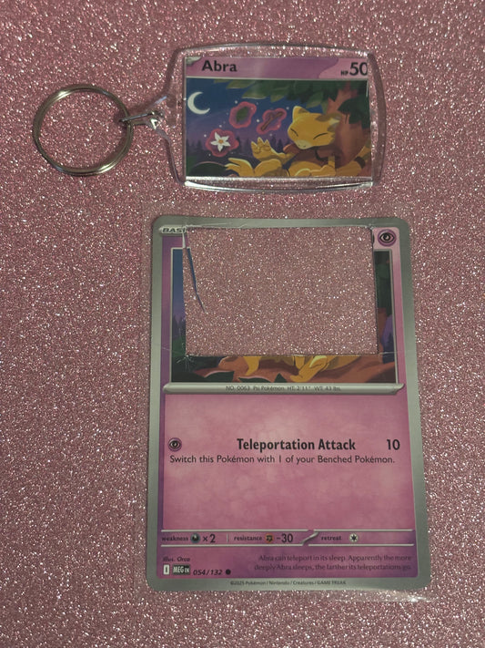Abra Collecta-Chain Rectangle Keychain
