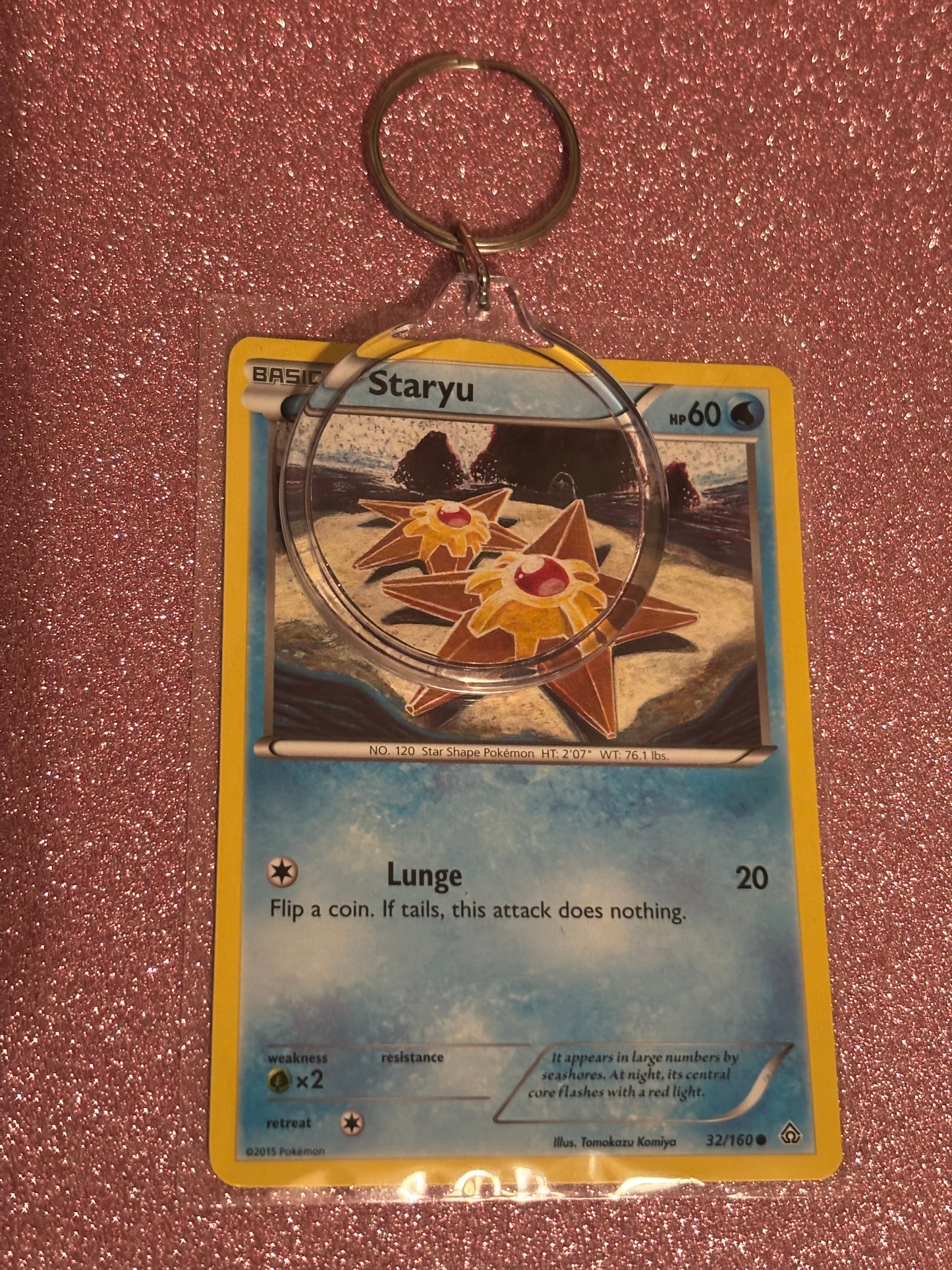 Staryu Collecta-Chain Circle Keychain