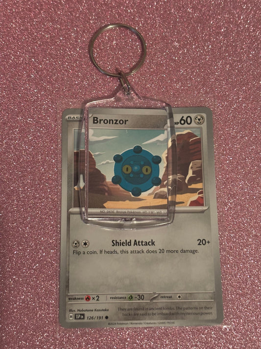 Bronzor Collecta-Chain Rectangle Keychain