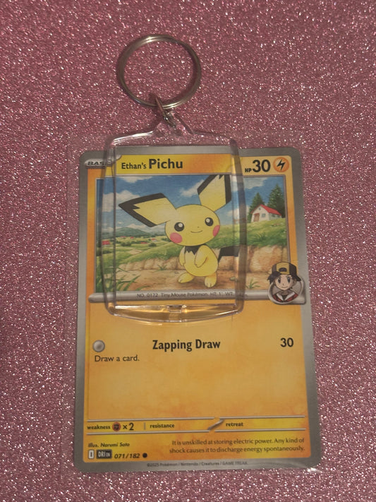 Ethan’s Pichu Collecta-Chain Rectangle Keychain