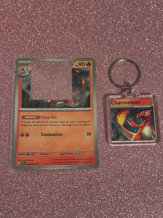 Charmeleon Collecta-Chain Square Keychain