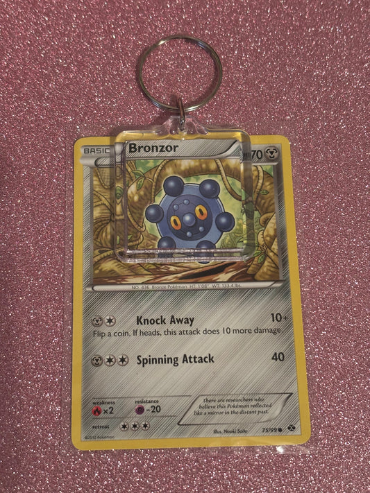 Bronzor Collecta-Chain Square Keychain