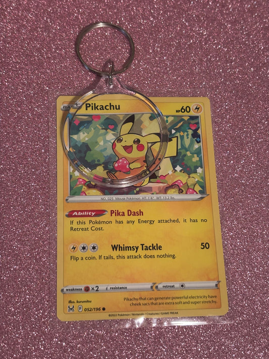 Pikachu Love-Chu Collecta-Chain Circle Keychain